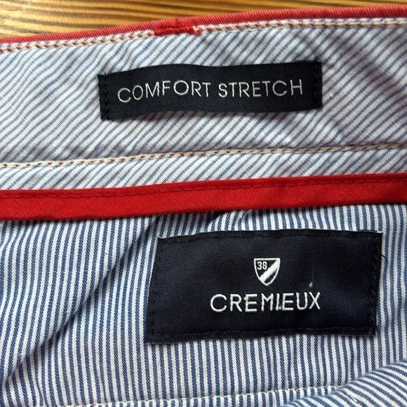 Daniel Cremieux Men's Comfort Stretch (Madison) Shorts Light Red Size 35 - Picture 2 of 9